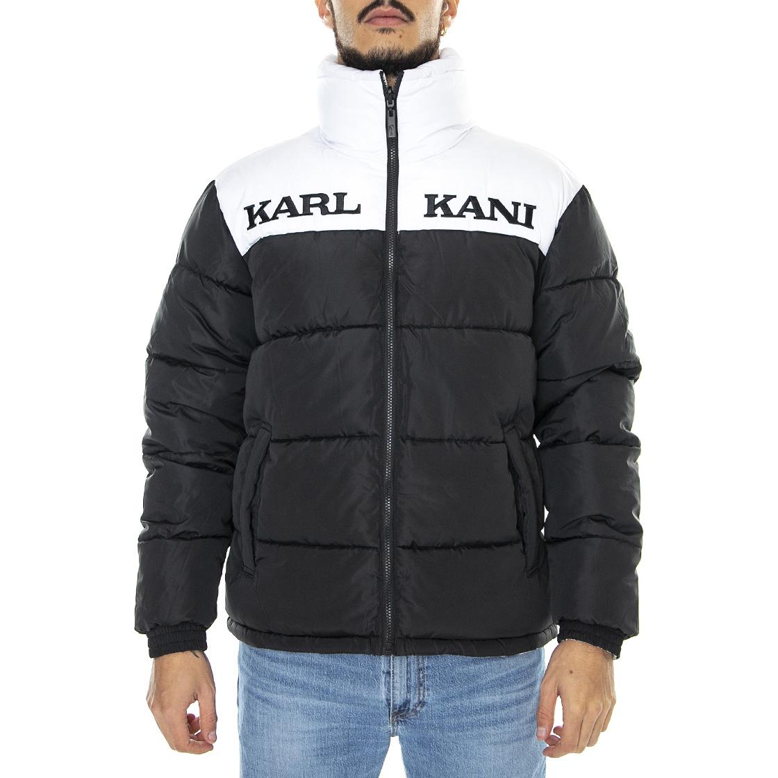 Mens Retro Block Multicolored / Blue / White Reversibile WInter Jacket KRCKM213-036-1  KARL KANI 