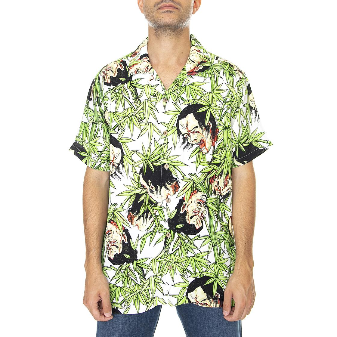 Bamboo - Camicia Maniche Corte Uomo Multicolore SHT0043  DOOMSDAY 
