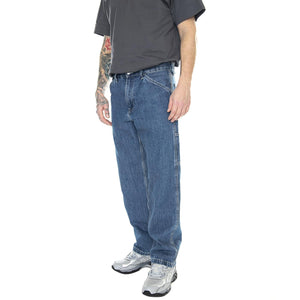 568 Stay Loose Carpenter Safe In Charm Med Indigo Flat Finish - Pantaloni Denim Jeans Uomo Blu 55849-0033 Med Indigo LEVIS 