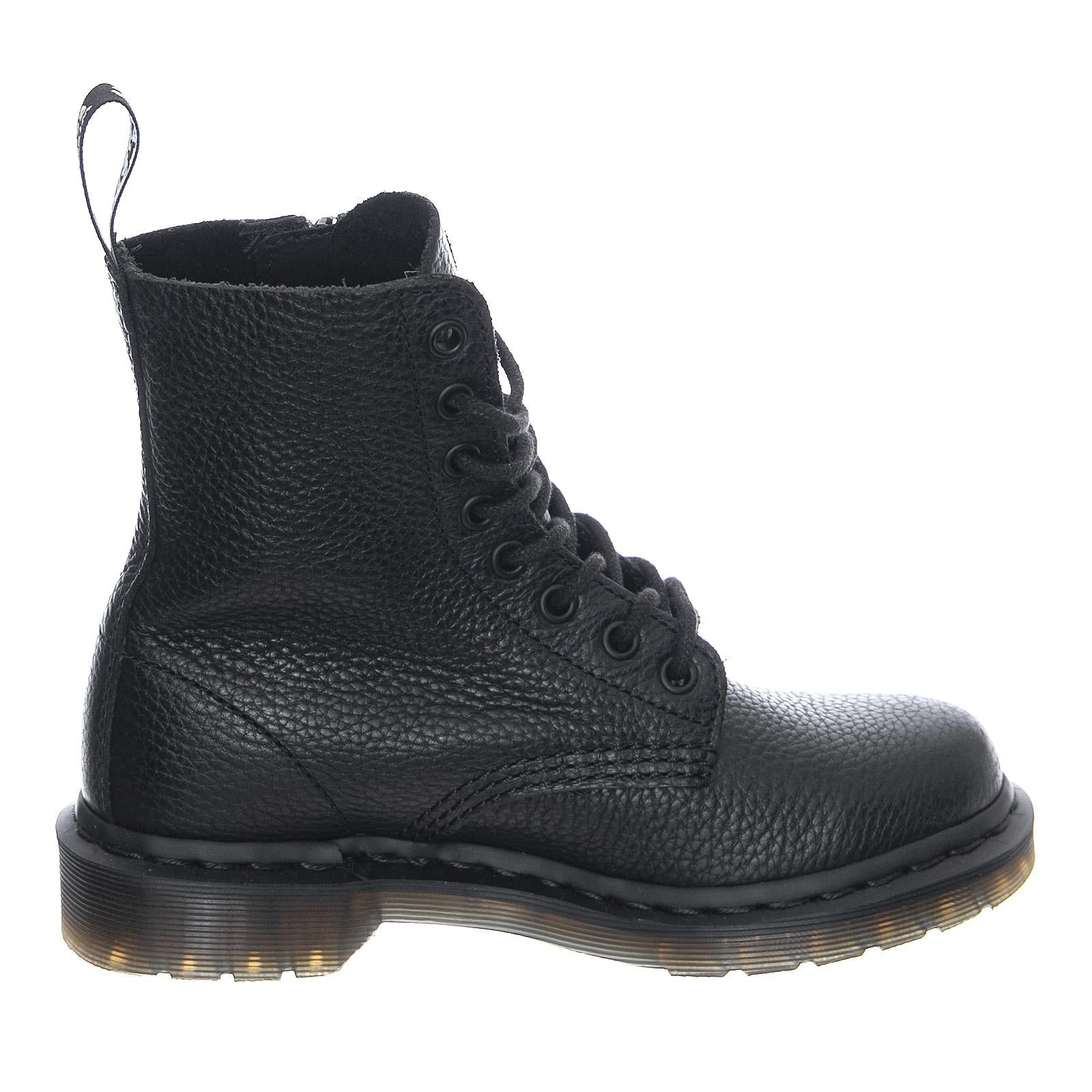 Pascal Wanama Zip Boots - Aunt Sally Black - Stivali Donna Neri DMSPASCZBKAS22008001  DR.MARTENS 
