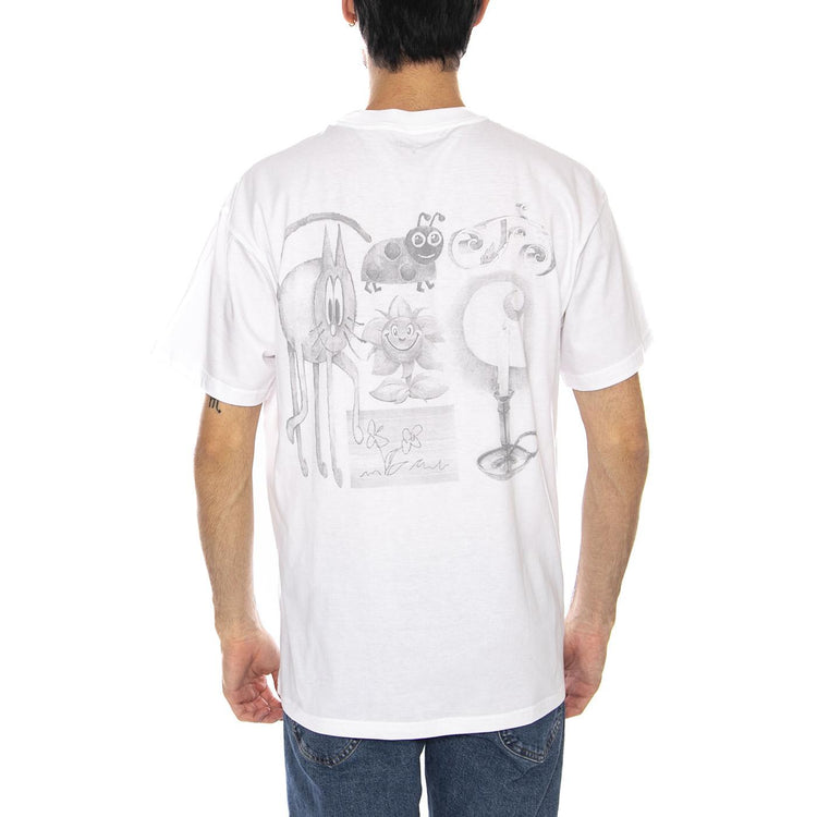S/S Okniceok 01 T-Shirt White - Maglietta Girocollo Uomo Bianca I035440.02XX  CARHARTT WIP 