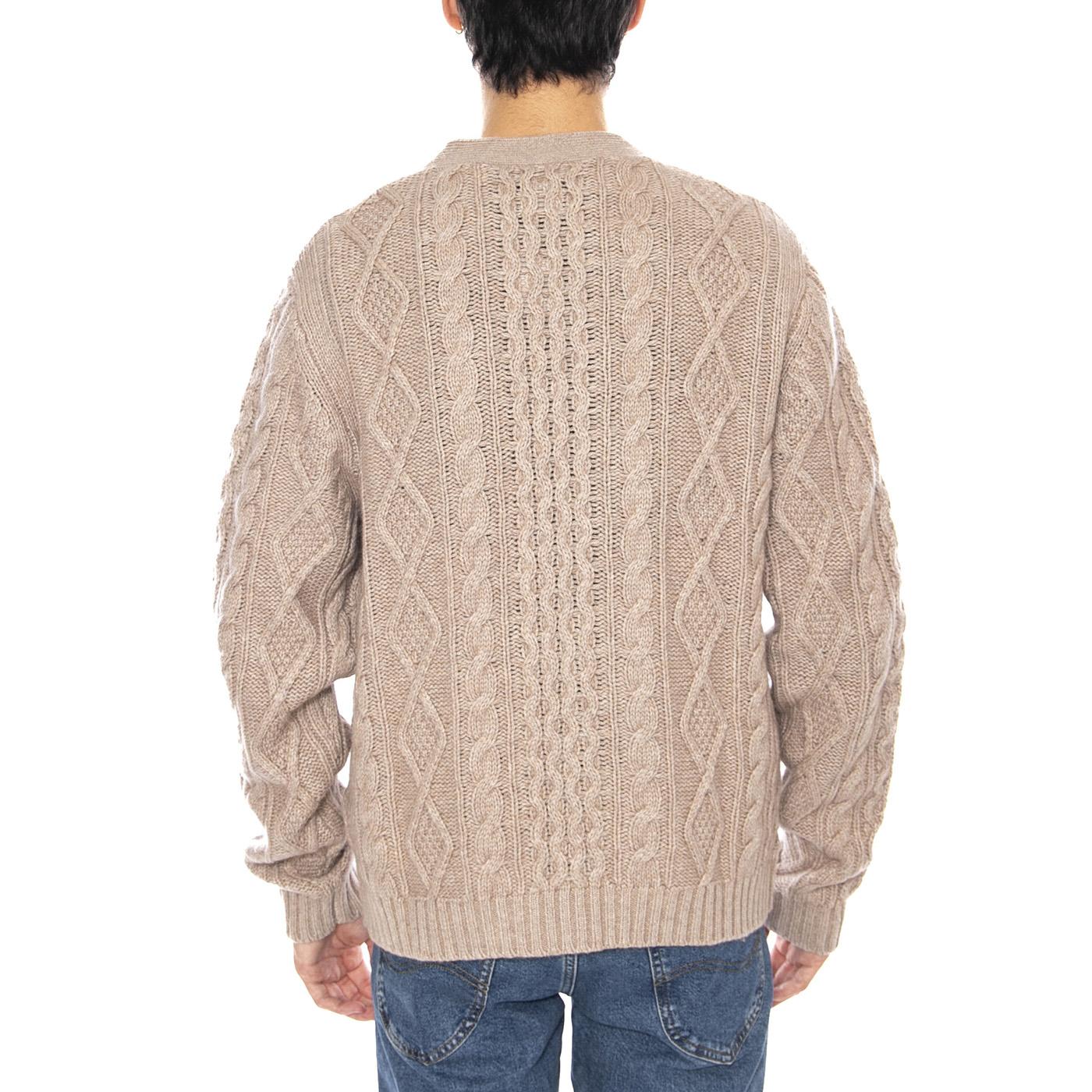 Valencia Cardigan Fungi Heather Neutral - Cardigan Uomo Beige 003B5-0004 . LEVIS 