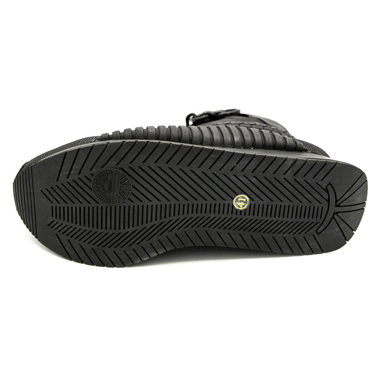 Z1 Black Calf Leather - Scarpe Stringate Profilo Alto Donna Nere UDSTB-171-BKCF  UNDERGROUND 