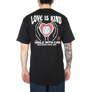 Love Is Kind SS Tee Black - Maglietta Girocollo Uomo Nera VN0007UTBLK1  VANS 