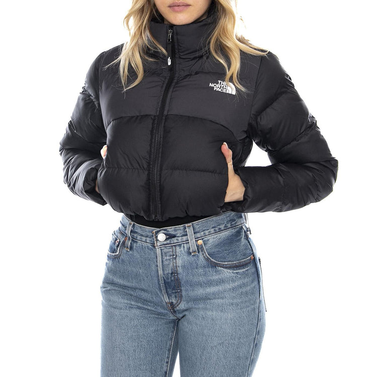 W Cropped Saikuru -- Giacca Donna Nera NF0A89JC KT01 THE NORTH FACE 