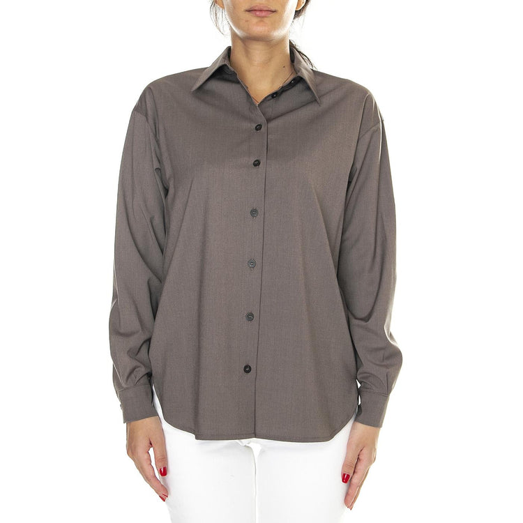 Camicia Donna 940 Grigia Grey Shirt W266C06W593-940  SKILLS 
