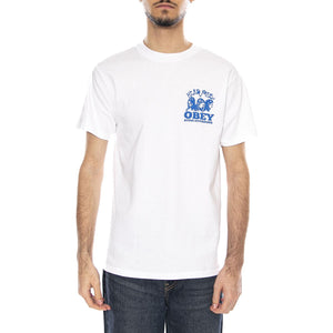 Obey Head Jazz 2 Maglietta -- Maglietta Uomo Bianca 165264222 WHT OBEY 