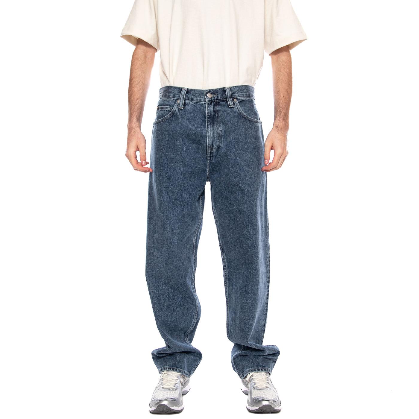 Matrix Pant -- Pantaloni Uomo Mid Marble Wash Blu I034927.01.J9.30 01.J9 EDWIN 