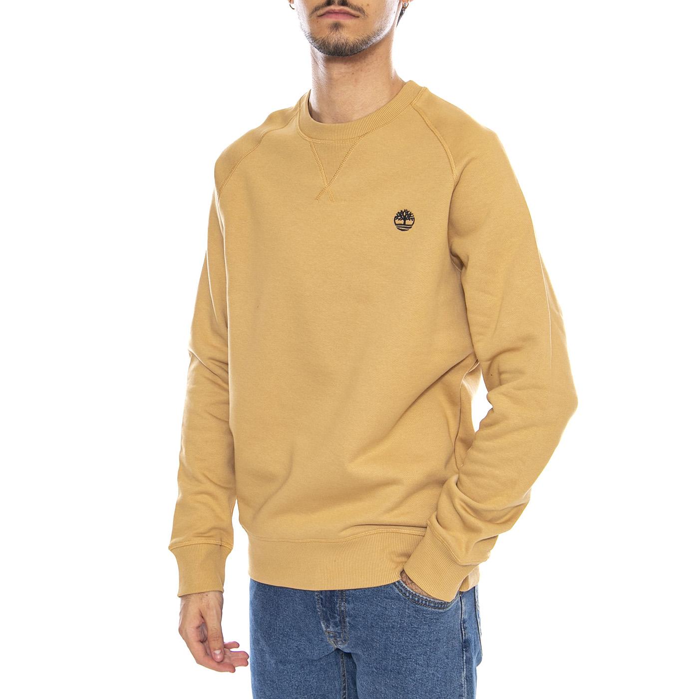 Exeter River Brushed Back Crew Sweatshirt Beige - Felpa Girocollo Uomo Beige TB0A2BN KEH31 TIMBERLAND 