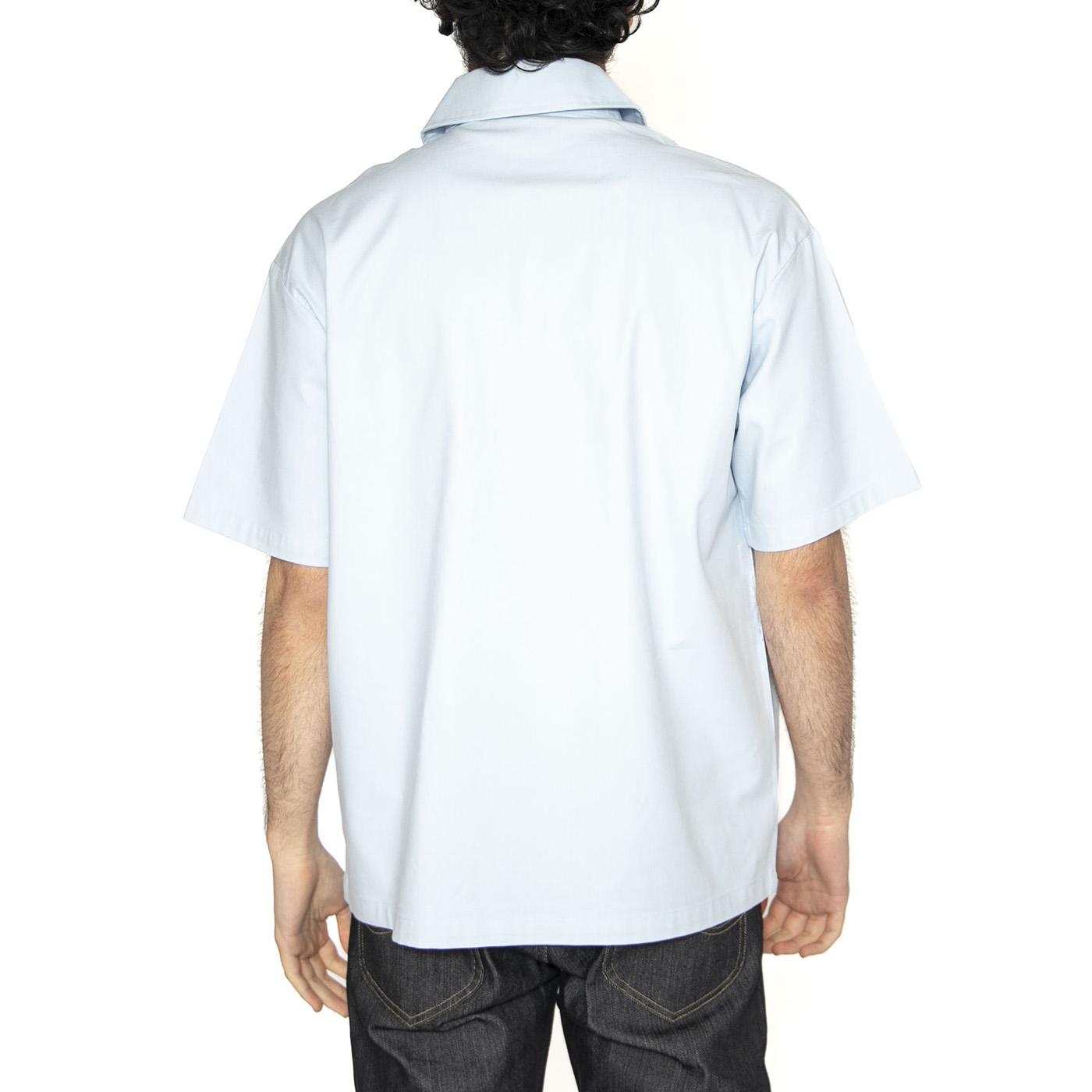 Ranch Qz Shirt Skyway - Camicia Maniche Corte Uomo Blu DK0A4Z7TK541  DICKIES 