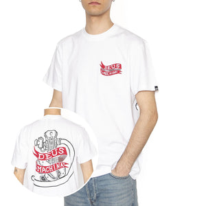 Jailer Sappy Tee White - Maglietta Girocollo Uomo Bianca DMP251209C_WHT  DEUS EX MACHINA 
