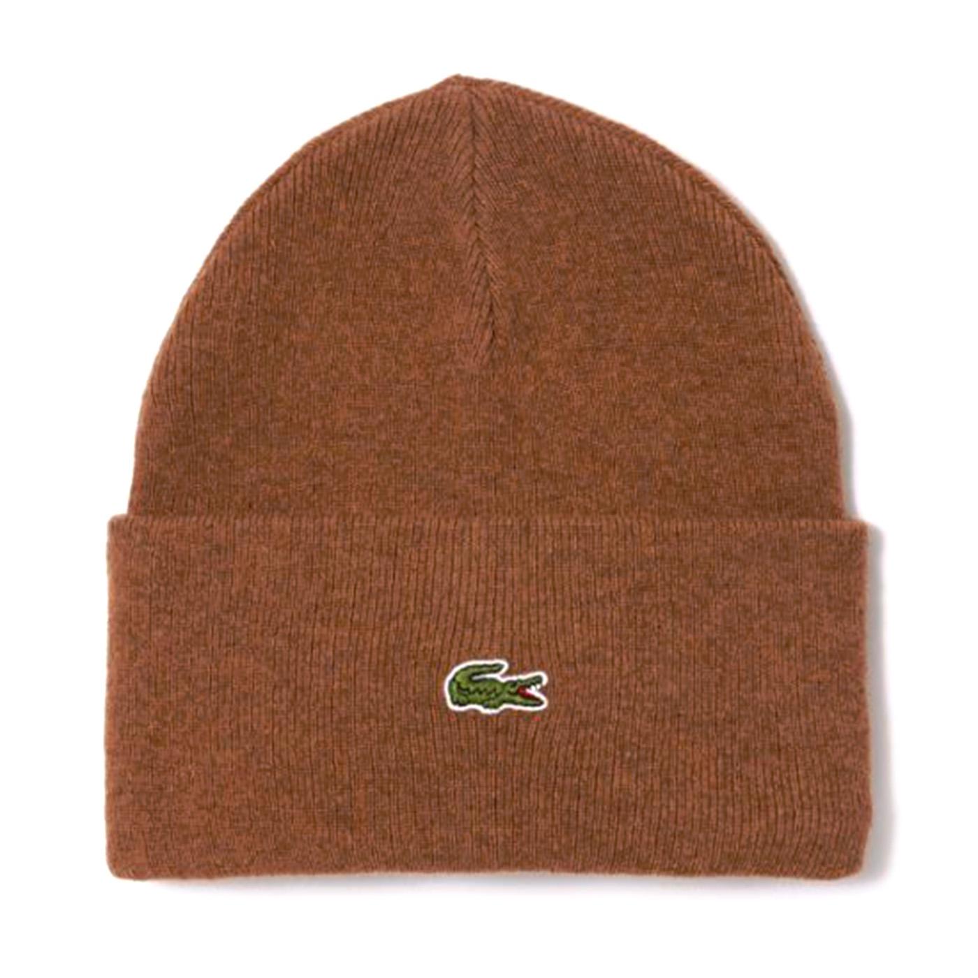 Berretto RB9825-SIX Brown Beanie - Cappellino a Cuffia Marrone RB9825-SIX  LACOSTE 