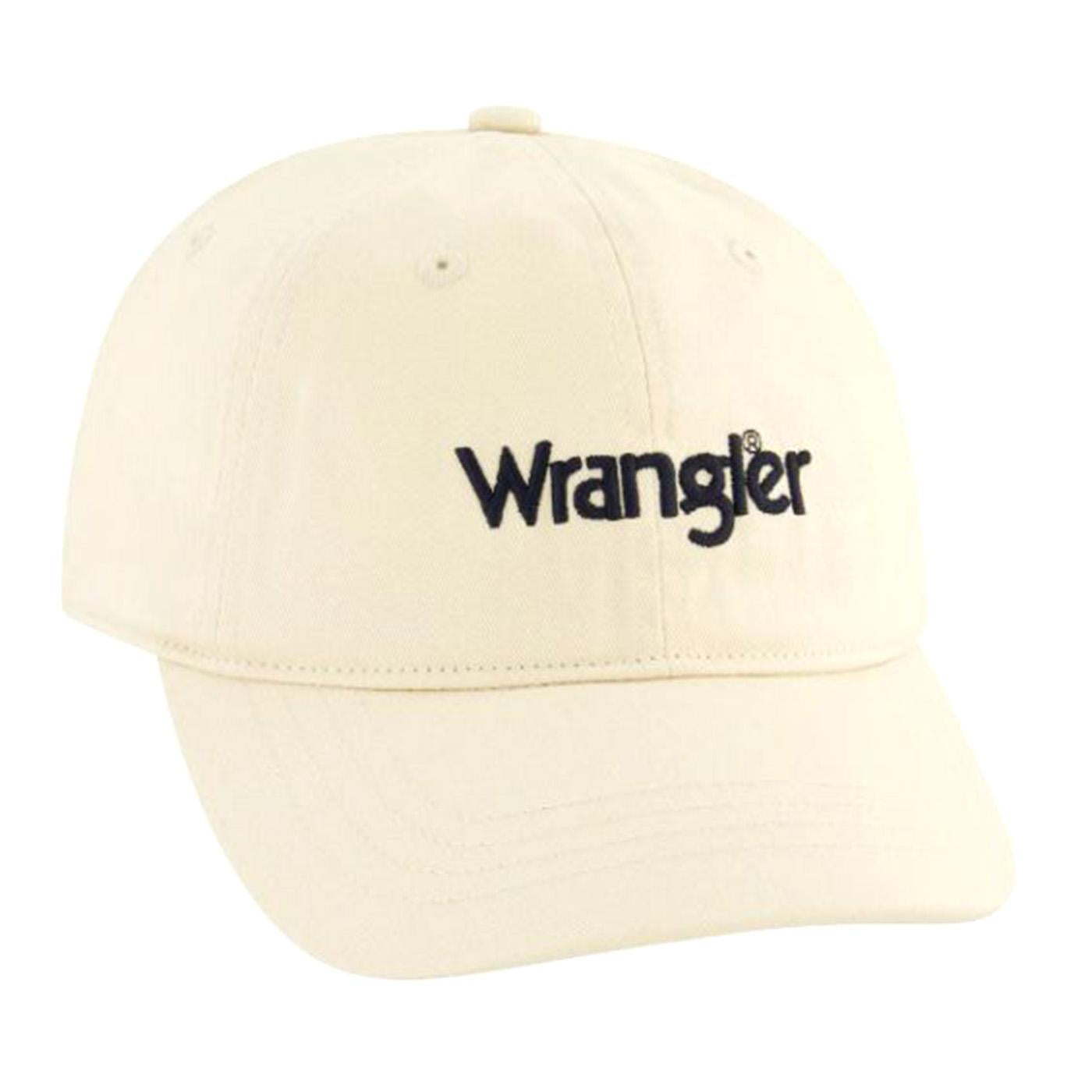 LOGO CAP ECRU - Cappellino con Visiera Crema 112378792 WHT WRANGLER 
