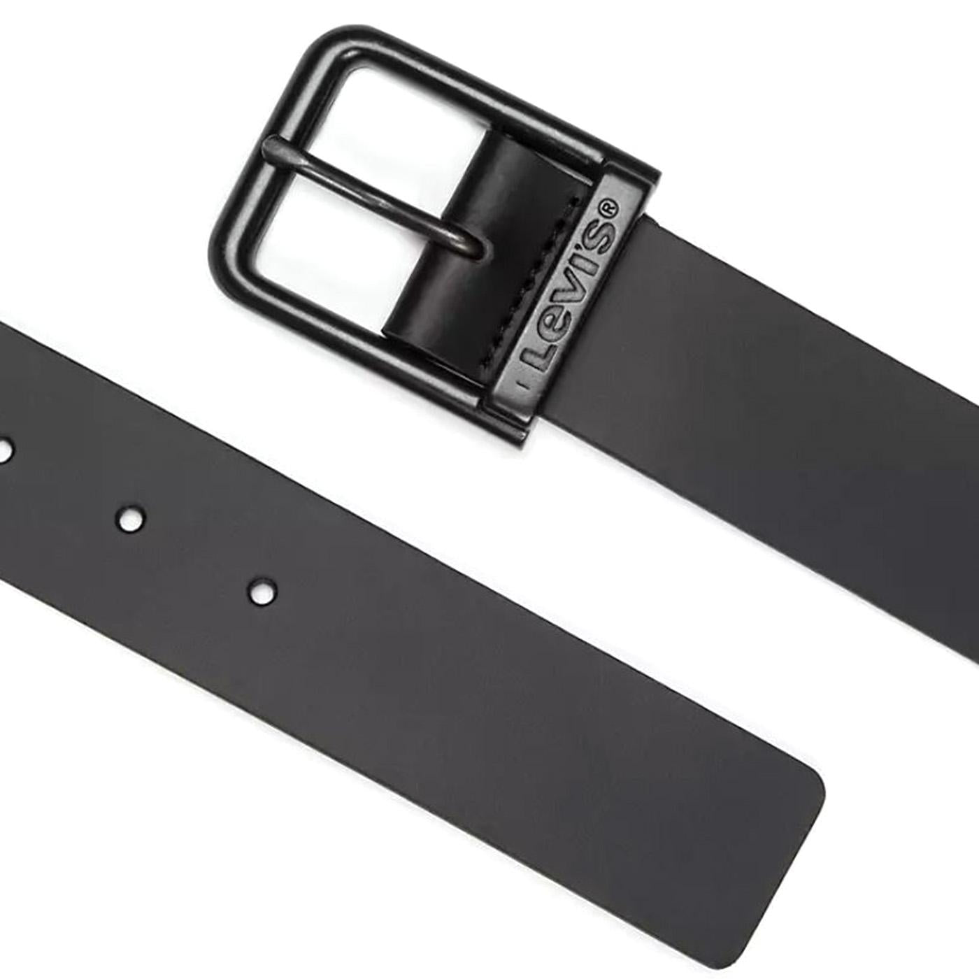 LM Beltt Harness Buckle Alderpoint Toffee Black - Cintura Nera 38019-0124  LEVIS 