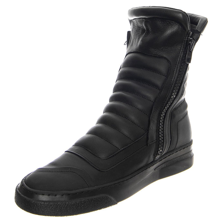 M' Moto Nappa Black / Black Sole - Stivali Uomo Neri BOMMOTO-NAPPA.BKB  BRUNO BORDESE 