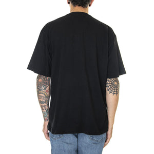 Classic Label T-Shirt Black - Maglietta Girocollo Uomo Nera SCA-TEE-6626  SANTA CRUZ 