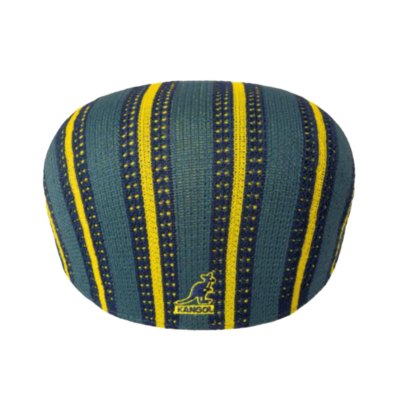 Resort Stripe 504 Celestial Teal - Cappello a Coppola Multicolore K3816 CM301 KANGOL 