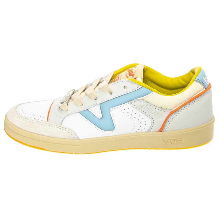 M' UA Lowland CC JMP Serio Collection Multi Sky Blue / Yellow - Scarpe Stringate Profilo Basso Uomo Bianche / Multicolore VN0A5KYF1RC1  VANS 