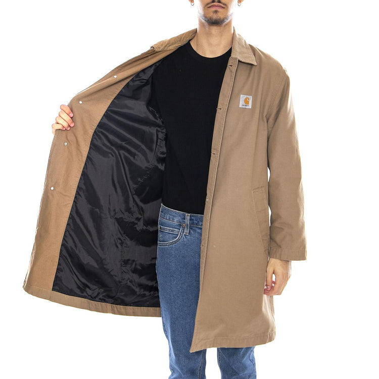 Webster Coat Leather / Leather - Giacca Uomo Marrone I035618.3AF02  CARHARTT WIP 