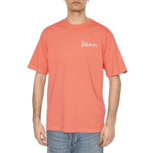 66 Baked In Loose SS Porcelain Rose - Maglietta Girocollo Uomo Rosa VN000NTSD6Z1  VANS 