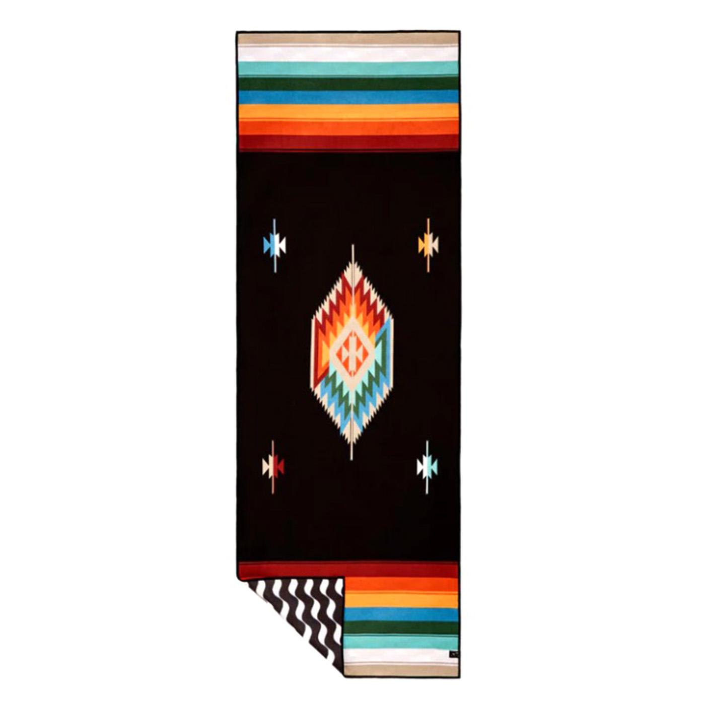 Valen Yoga Towel Black - Telo Yoga Nero / Multicolore ST898-BLACK  SLOWTIDE 