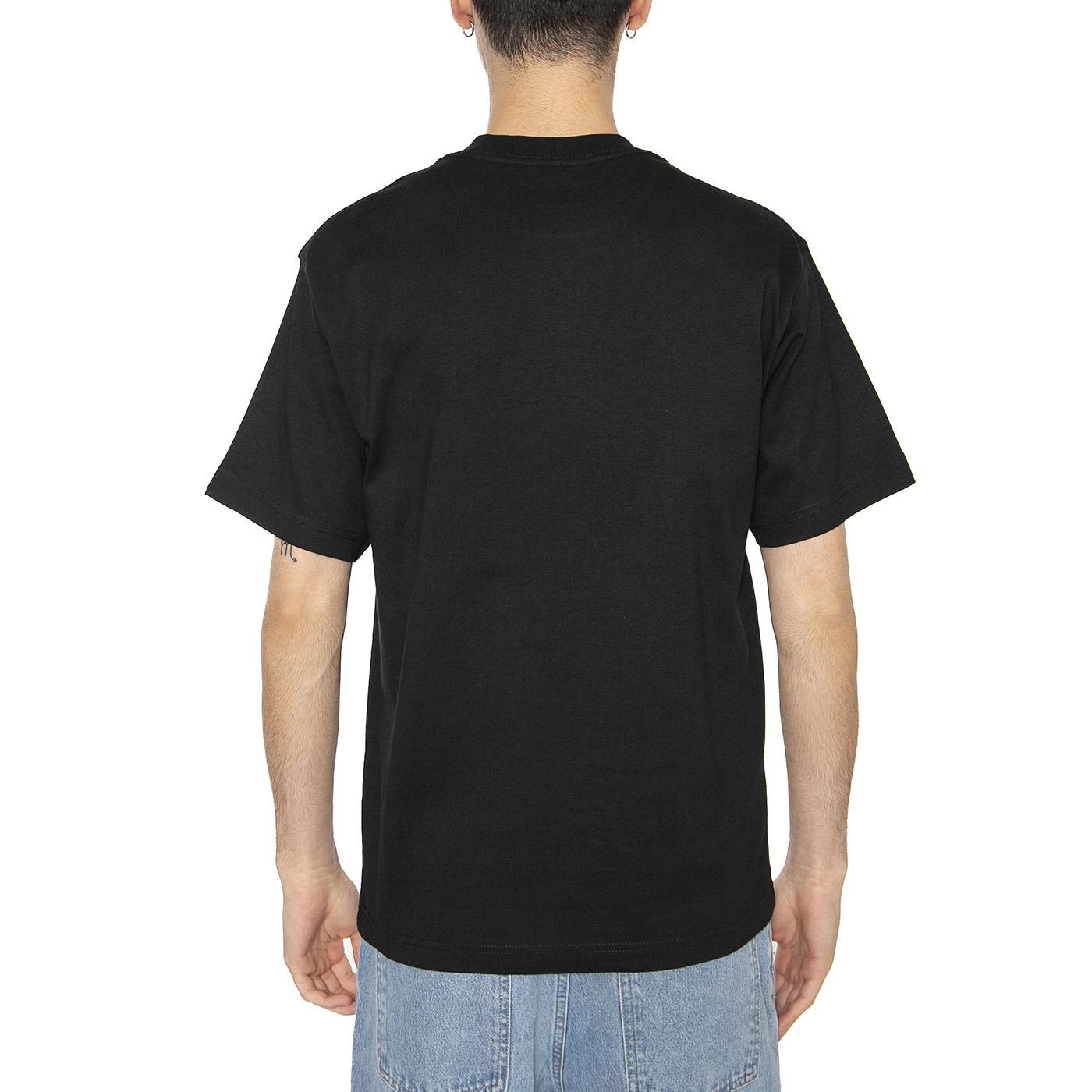 Salton Loose SS Black - Maglietta Girocollo Uomo Nera VN000P56BLK1  VANS 