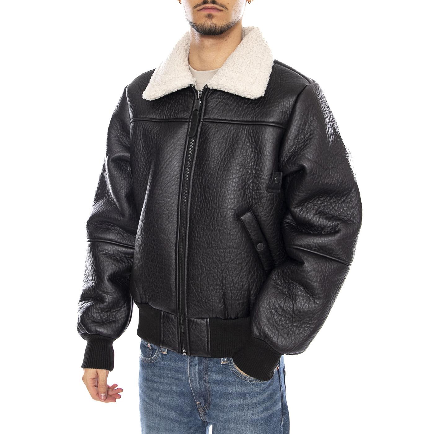 B-15 MOD Jacket -- Giacca Uomo Nera F258117 3 ALPHA INDUSTRIES 