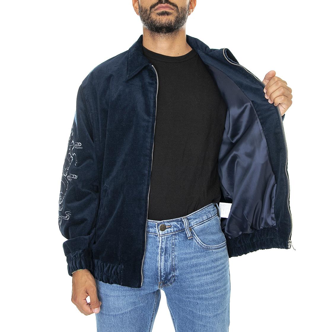 Midnight Jacket Navy Blazer - Giacca Invernale in Velluto Uomo Blu I031075.NYB.67.-NYB.67  EDWIN 