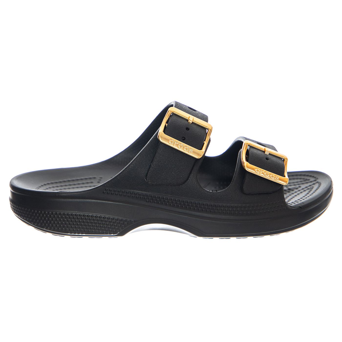 Saturday Metallic Buckle Sndl Black - Sandali Donna Neri CR.213316 BLK CROCS 