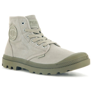 Pampa Hi Dune - Scarpe Stringate Profilo Alto Uomo Grigie PAS02352-297-M  PALLADIUM 