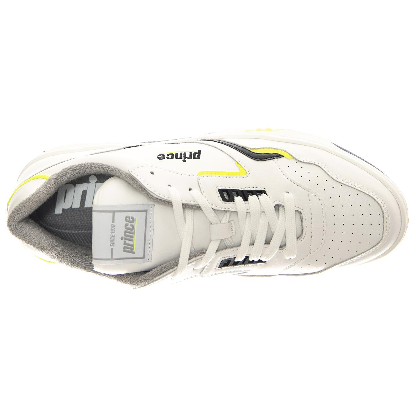 FST838 White / Neon Lime - Scarpe Profilo Basso Uomo Bianche PEMFST838-WHN  PRINCE 