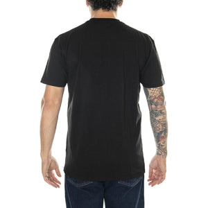 M' Roskopp Rigid Face Front Black - Maglietta Girocollo Uomo Nera Roskopp Rigid Face Front Black  SANTA CRUZ 