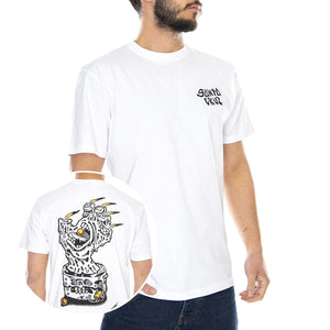  Black Magic Hand T-Shirt White  SANTA CRUZ 