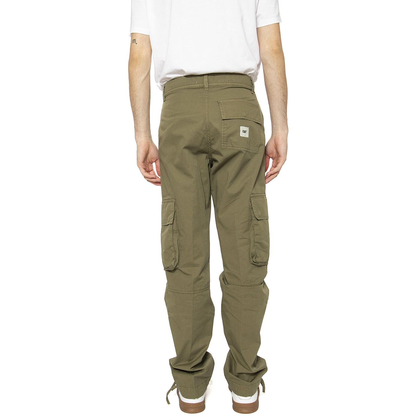 Light Cargo Black Pant Green - Pantaloni Uomo Verdi 6080149-12365  CAT 
