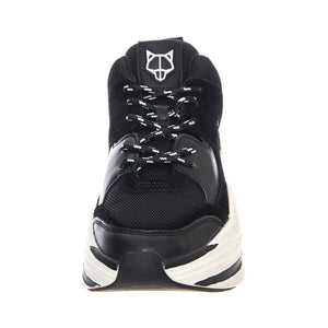 Track Sneakers - Black / White - Scarpe Basse Donna Nere NWSTRACK-BLKWHT  NAKED WOLFE 