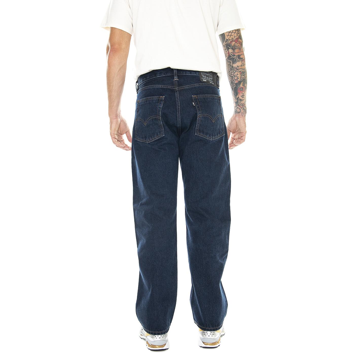 M' Skate Baggy 5 Pocket New 5 R Dark Indigo Worn In - Pantaloni Denim Jeans Uomo Blu A2316-0005  LEVIS 
