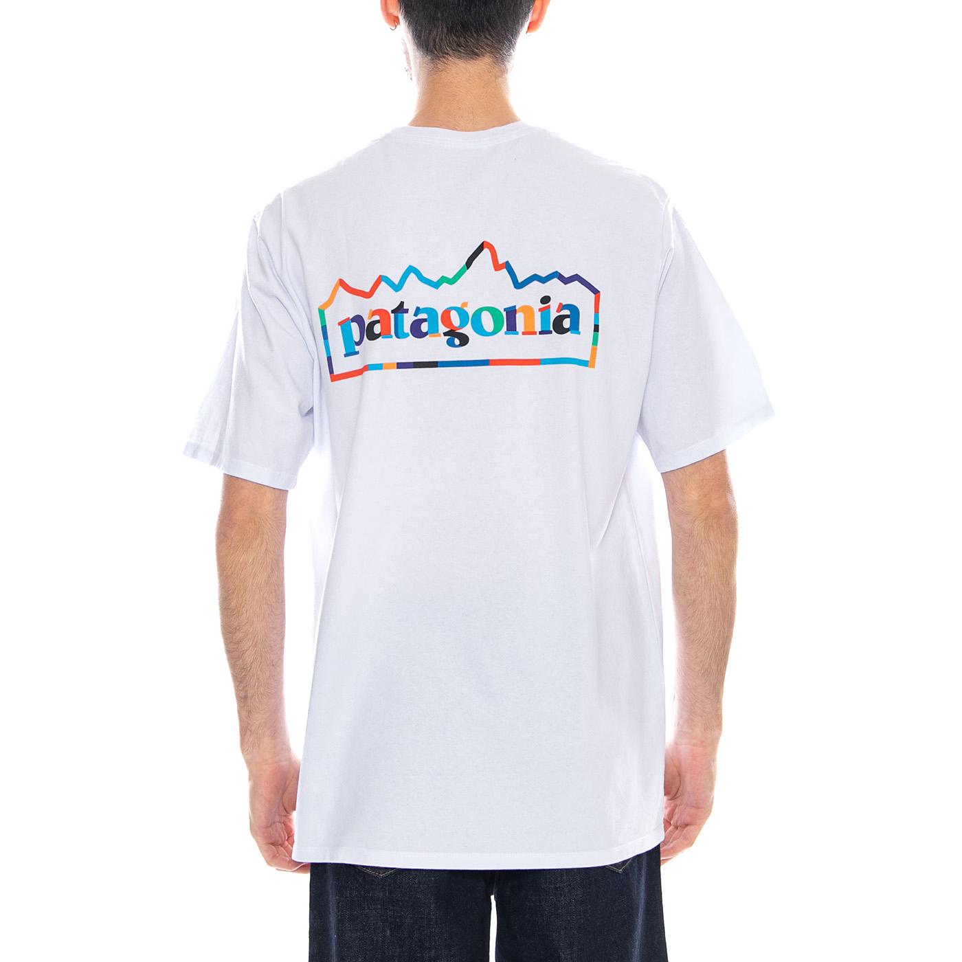 M's Unity Fitz Responsibili-Tee - Maglietta Girocollo Uomo Bianca 37768 WHI PATAGONIA 