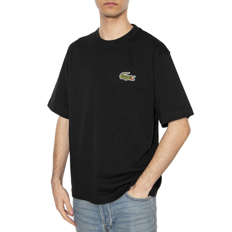 T-Shirt 031 Unisex Black - Maglietta Girocollo Uomo Nera TH2745-031  LACOSTE 