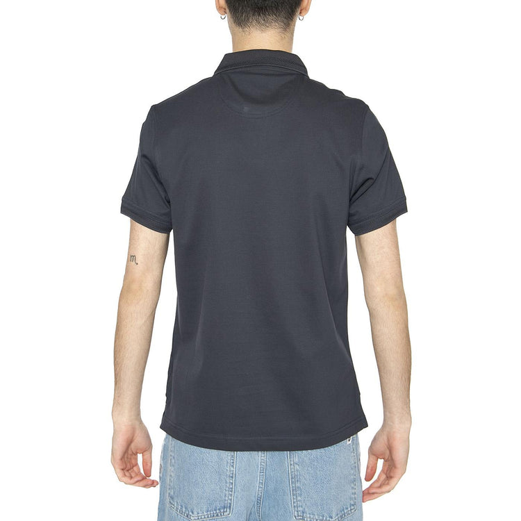 Premium Tartan Piquet Polo Navy - Polo Uomo Blu MML1464-NAVY  BARBOUR 