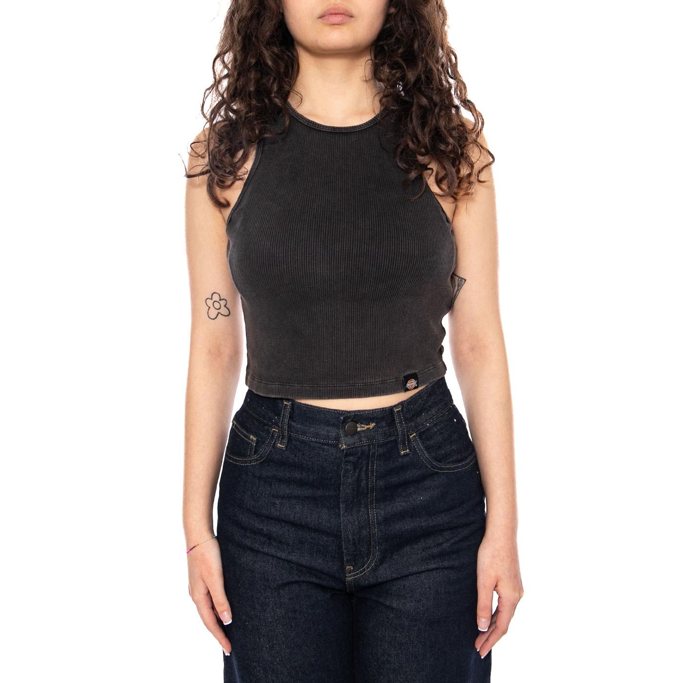 PLENTYWOOD GD VEST W - Canotta Donna Nera DK0A4Z9D BLK1 DICKIES 