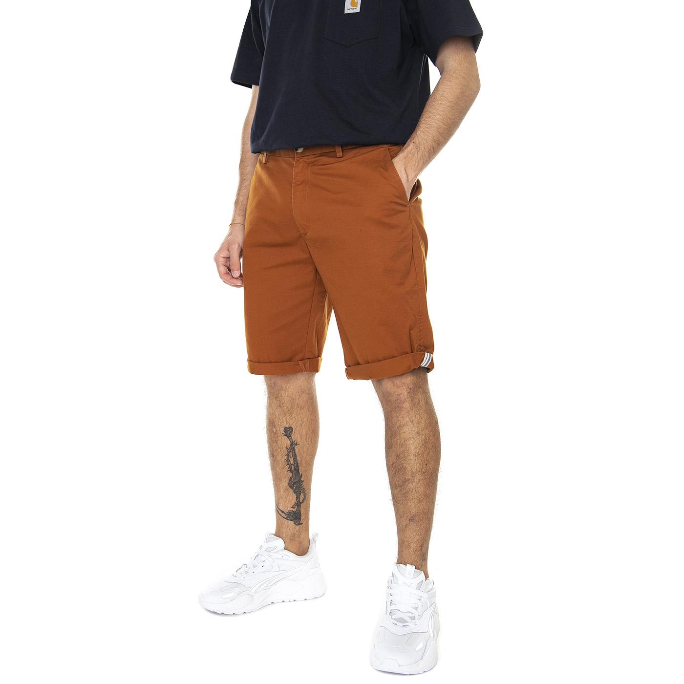 Signature Chino Short Tan - Bermuda Uomo Marroni 65091-320  BEN SHERMAN 
