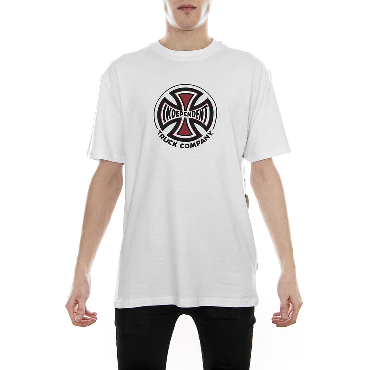 Truck Co - White - Maglieta Girocollo Uomo Bianca 80758_4  INDEPENDENT 