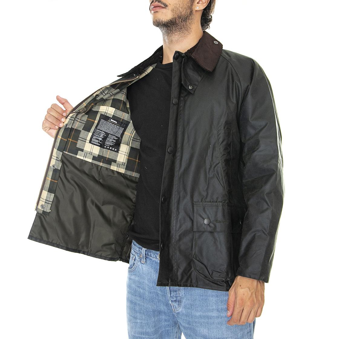 Bedale Wax Jacket Sage - Giacca Invernale Uomo Verde FW22-MWX0018-SG91 . BARBOUR 