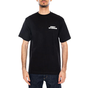 OBEY SKY FACE TEE - Maglietta Girocollo Uomo Nera 168024320 BLK OBEY 