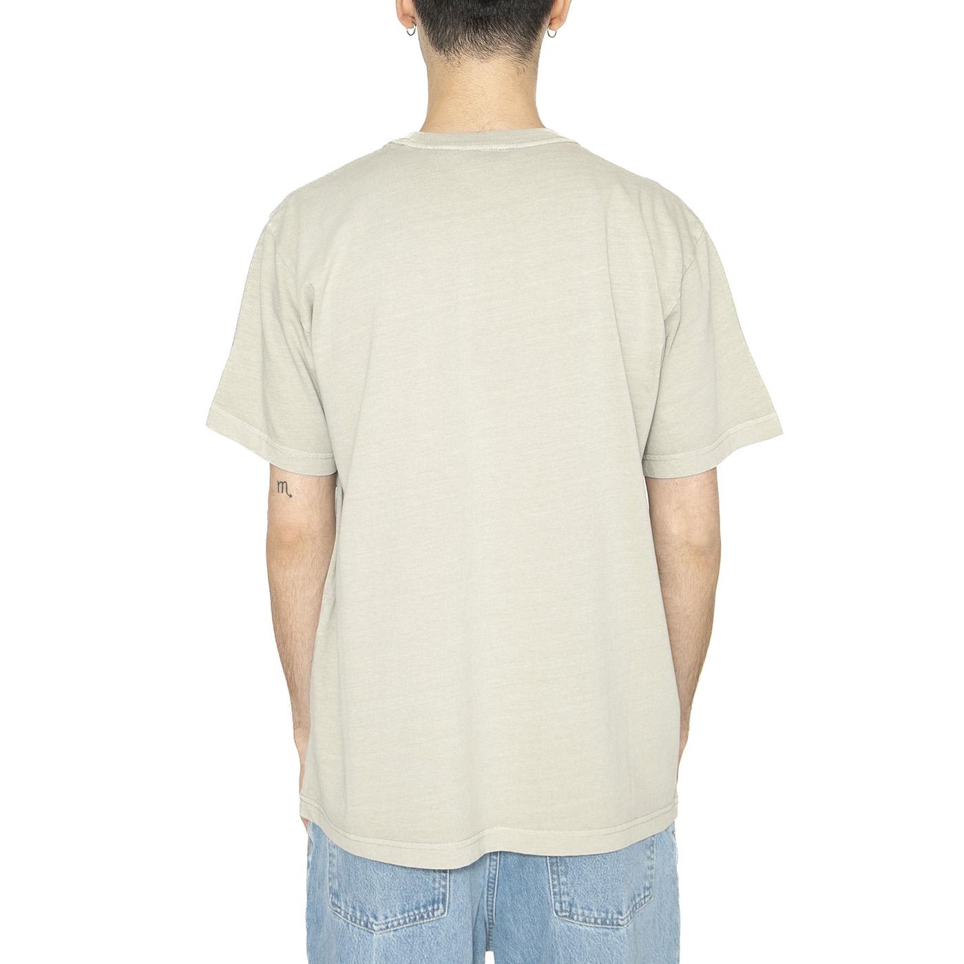 Lowercase Pigment Tee SS Green - Maglietta Girocollo Uomo Verde 131080353-ABS  OBEY 