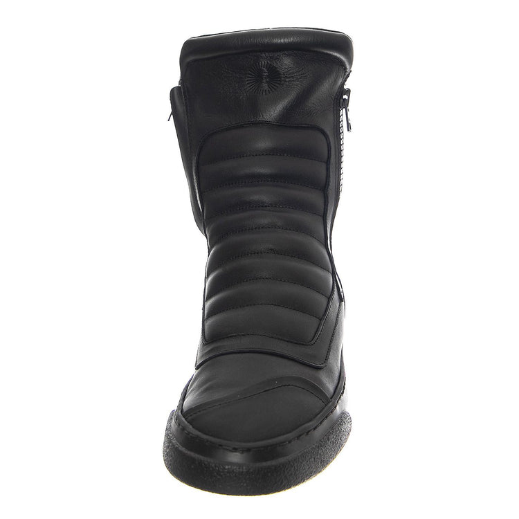 M' Moto Nappa Black / Black Sole - Stivali Uomo Neri BOMMOTO-NAPPA.BKB  BRUNO BORDESE 
