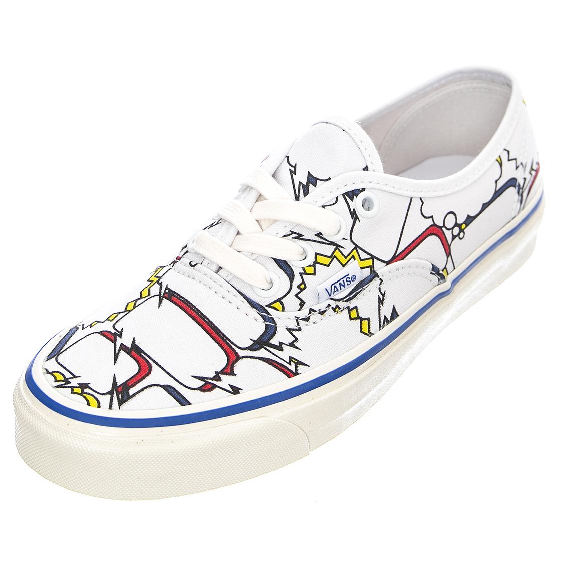 UA Authentic 44 DX (Anaheim Factory) Bubbles/ Multi - Scarpe Stringate Profilo Basso Uomo Bianche / Multi VN0A5KX4AVT1  VANS 