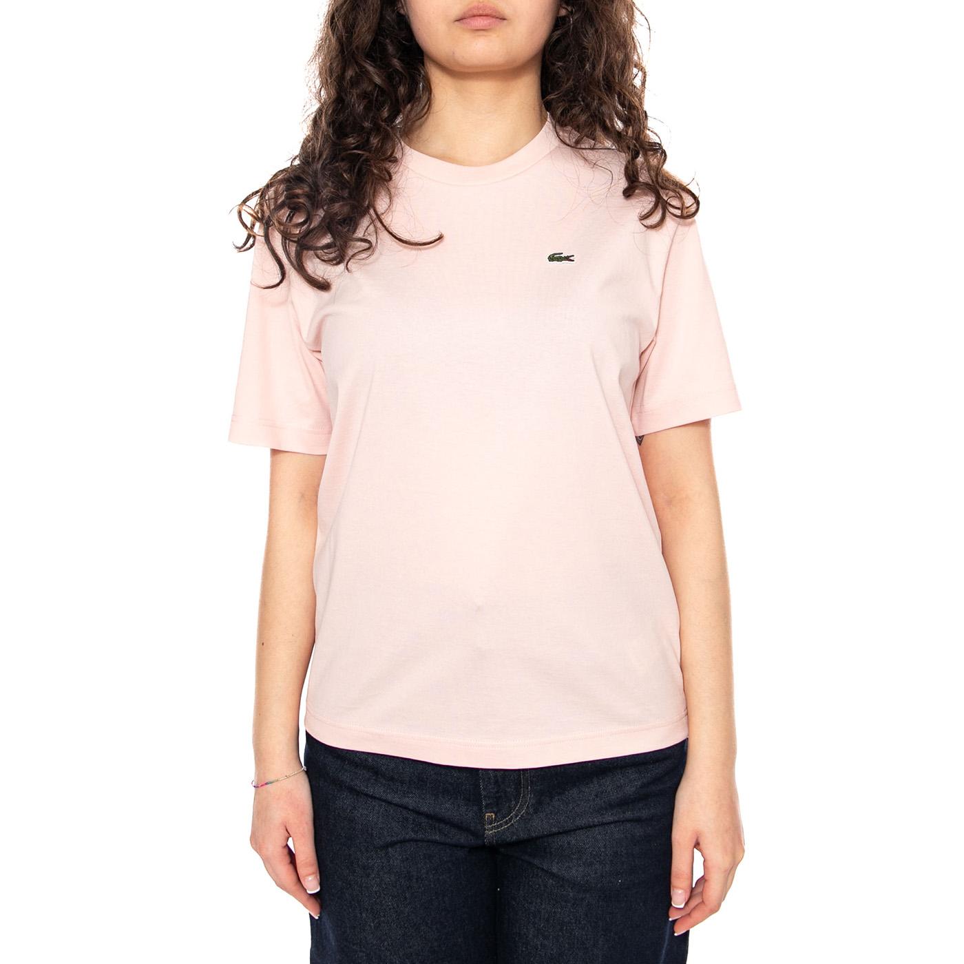 T-SHIRT Pink - Maglietta Girocollo Donna Rosa TF7215 ADY LACOSTE 