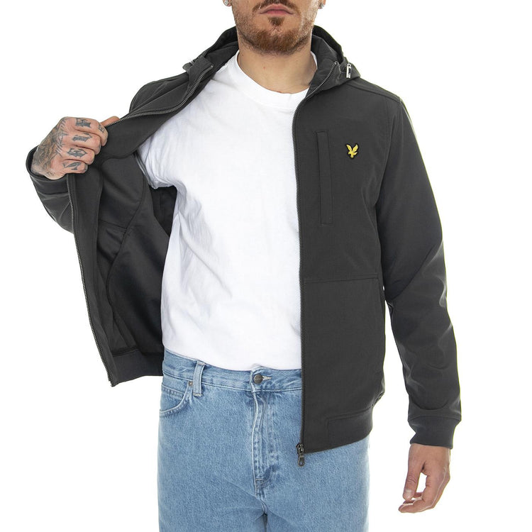 Softshell Jacket Gunmetal - Giacca Uomo Verde JK1424VN-W635  LYLE & SCOTT 