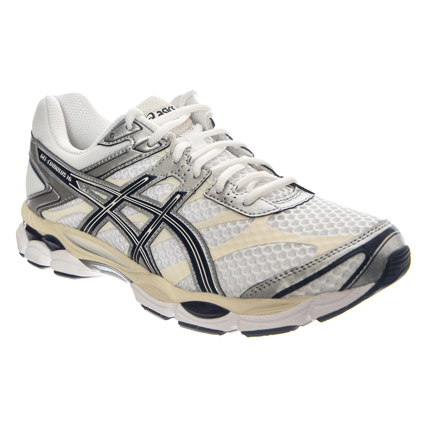 Gel-Cumulus 16 White/Midnight - Scarpe Stringate Uomo Multicolore 1203A733-103 WHITE/MIDNIGHT ASICS 